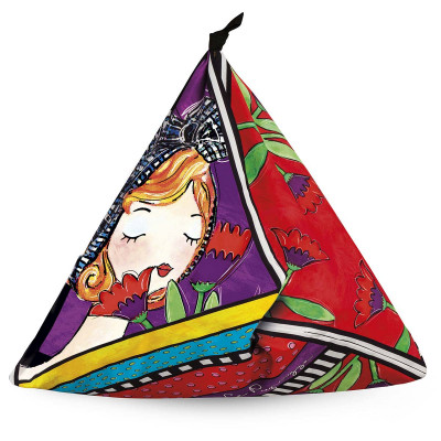 Egan - Le Pupazze - Borsa sacca in tessuto - Colore: Rosso - SKU: TPU63/11S