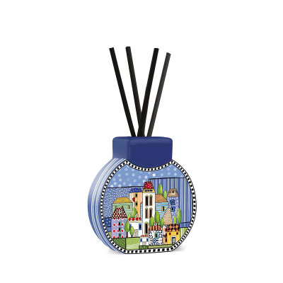 Egan - Paese Mio - Bottiglia profumatore per ambienti con bastoncini - Colore: Blu - SKU: 121078
