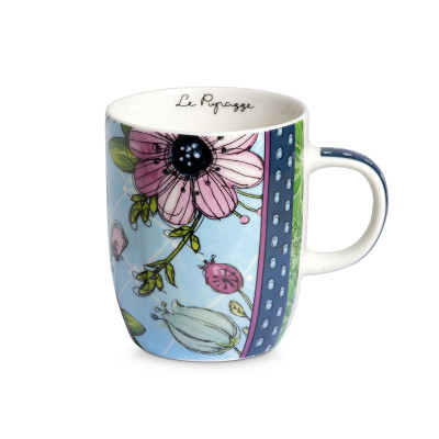  Egan - Le Pupazze - Mug in porcellana dal design moderno ed elegante - Colore: Azzurro - SKU: 214014 