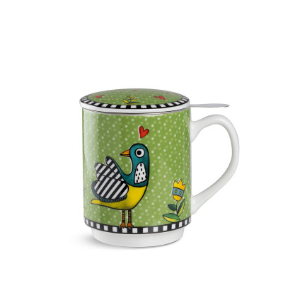 Egan - Cocoricò - Tisaniera in porcellana - Colore: Verde - SKU: 228073