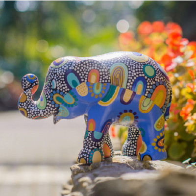 Elephant Parade - Rocky Park - Soprammobile Elefantino 15cm - Colore: Multicolore - SKU: 8858831257122