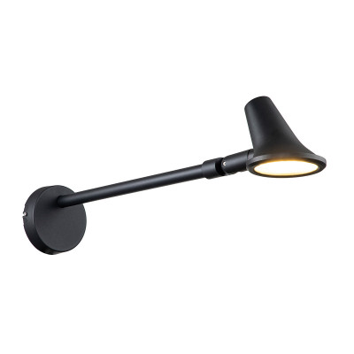Elstead Lighting - Selma - Lampada da parete a LED da esterni con diffusore in alluminio - Colore: Nero - 1 Lampadina Led Integrato 16W - IP66 - SKU: SELMA
