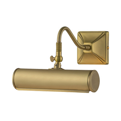 Elstead Lighting - Picture Light - Applique da parete in acciaio dal design moderno - Colore: Ottone - 1 Lampadina E14 40W - IP20 - SKU: PL1-10-BB