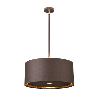 Elstead Lighting - Balance - Lampada a sospensione con struttura in acciaio e diffusore in tessuto - 1 Lampadina E27 60W - IP20 - SKU: BALANCE-P