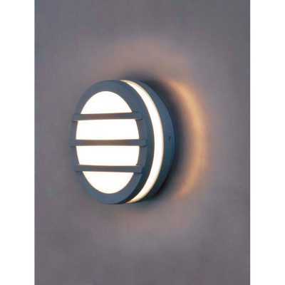 Elstead Lighting - Anno - Lampada da parete a led da esterno rotonda dal design minimal in alluminio - Colore: Grafite - 1 Lampadina GX53 9W - IP54 - SKU: ANO-2W