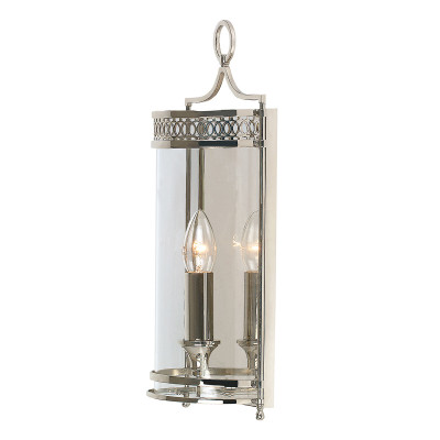 Elstead Lighting - Guildhall - Lampada da parete dal design rustico struttura in acciaio e diffusore in vetro - 1 Lampadina E14 60W - IP20 - SKU: GH-WB