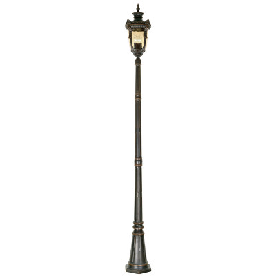 Elstead Lighting - Philadelphia - Lampione grande da esterno per sentieri con struttura in bronzo antico - Colore: Bronzo - 3 Lampadine E14 60W - IP44 - SKU: PH5-L-OB