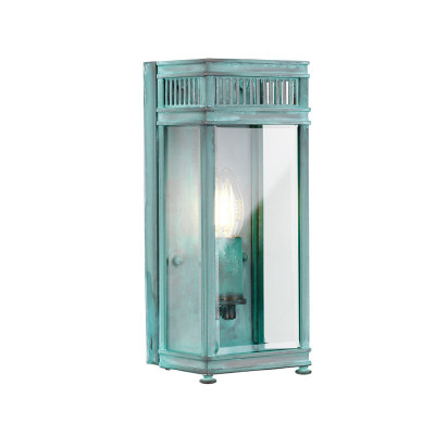 Elstead Lighting - Holborn - Lanterna da esterno piccola con struttura in ottone e diffusore in vetro - 1 Lampadina E14 60W - IP44 - SKU: HL7-S