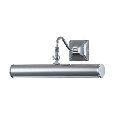 Elstead Lighting - Picture Light - Luce da parete media per quadri struttura e paralume in acciaio classico - Colore: Cromato - 2 Lampadine - E14 - 40W - IP20 - SKU: PL1-20-PC