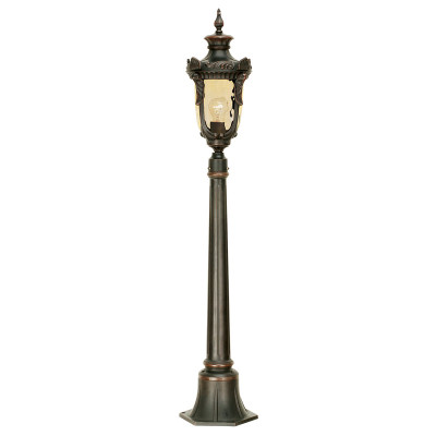 Elstead Lighting - Philadelphia - Pilastro medio da esterno per sentieri con struttura in bronzo antico - Colore: Bronzo - 1 Lampadina E27 100W - IP44 - SKU: PH4-M-OB