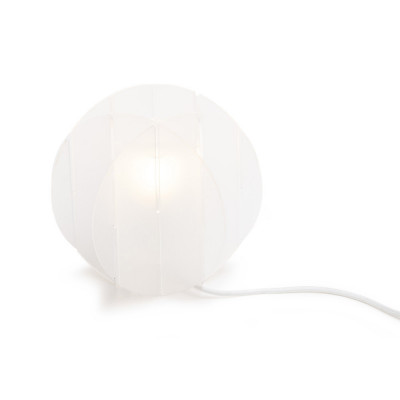 Emporium Allegretta Abatjour dal design moderno con diffusore in plexiglass Colore: Bianco