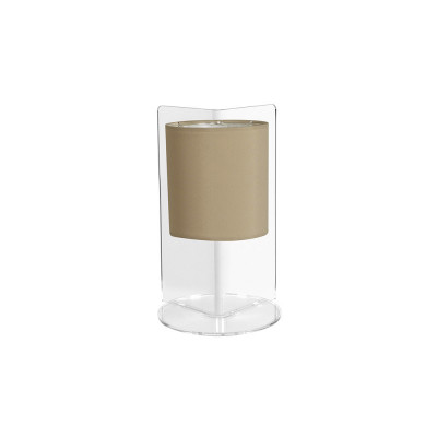 Emporium Suri Abatjout moderna in plexiglass con diffusore in tessuto Colore: Tortora