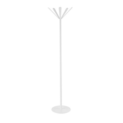 Emporium - Juta - Appendiabiti da terra in metallo dal design moderno - Colore: Bianco - SKU: E120208008