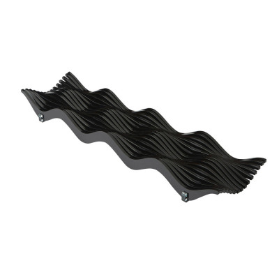 Emporium Dune Centrotavola moderno in plexiglass grande Colore: Nero