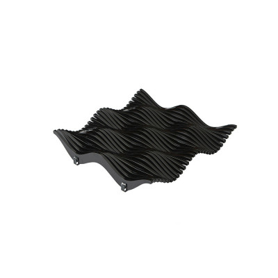 Emporium Dune Centrotavola moderno in plexiglass piccolo Colore: Nero