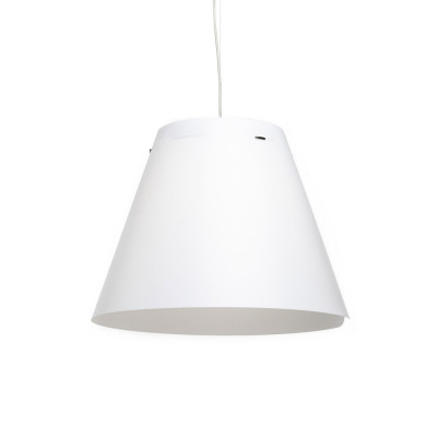 Emporium - Quattro Stagioni - Lampada a sospenione per esterno con diffusore a cono piccolo - Colore: Bianco - 1 Lampadina E27 70W - IP44 - SKU: E120105008