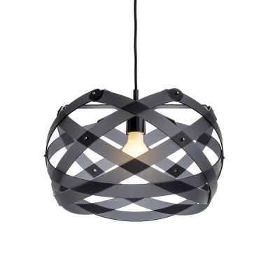 Emporium - Nuclea - Lampada a sospensione con diffusore piccolo in plexiglass con 1 lampadina - Colore: Grigio Fumè - 1 Lampadina - E27 - 70W - IP20 - SKU: E120047002