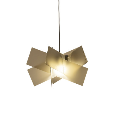 Emporium Kartika Lampada a sospensione moderna con diffusore in plexiglass Colore: Marrone