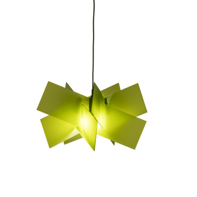 Emporium Kartika Lampada a sospensione moderna con diffusore in plexiglass Colore: Verde Chiaro