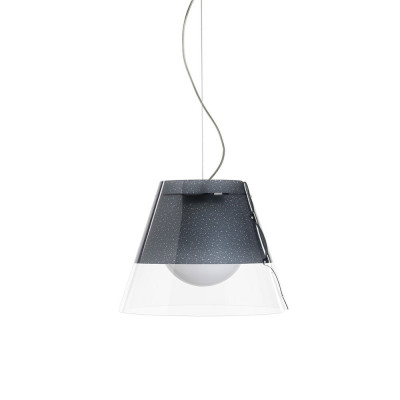 Emporium - Quattro Stagioni - Lampada a sospensione per esterni con diffusore in plexiglass medio - 1 Lampadina E27 70W - IP44 - SKU: E120174