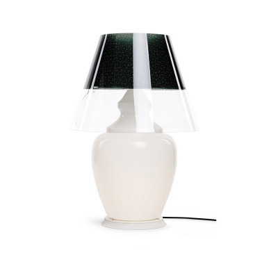 Emporium Angipù Lampada da terra moderna con diffusore in plexiglass Colore: Grigio