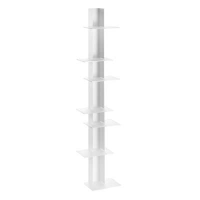 Emporium - Elib - Libreria da parete grande con struttura in metallo bianca dal design moderno - Colore: Bianco - SKU: E120113001