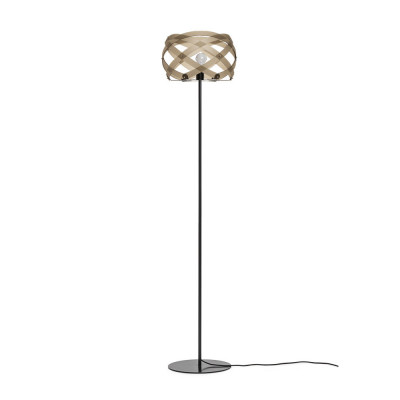 Emporium Nuclea Piantana in metallo con paralume in plexiglass dal design moderno Colore: Marrone