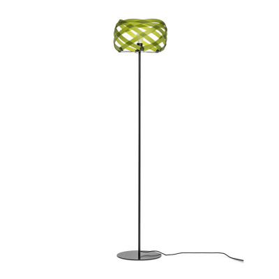Emporium Nuclea Piantana in metallo con paralume in plexiglass dal design moderno Colore: Verde Chiaro