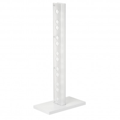 Emporium Perbacco Portabottiglie da terra in plexiglas dal design moderno Colore: Bianco