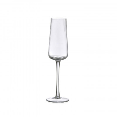 Evviva - Set 6 pezzi calici flute in vetro per spumante - SKU: EVV-5581/
