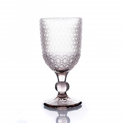  Evviva - Mozart - Set 6 pezzi calici in vetro per vino dal design elegante - Colore: Rosa - SKU: EVV-4488 