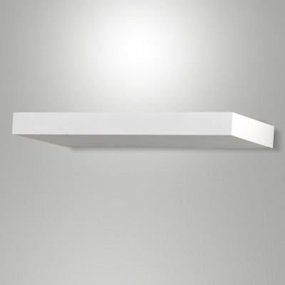 Fabas Luce - Guia - Applique da parete a led con struttura in metallo e policarbonato grande - Colore: Bianco - 1 Lampadina - Led Integrato - 36W - Lumen 5092 - Gradi Kelvin 3000k Luce Calda - IP20 - SKU: 3799-26-102