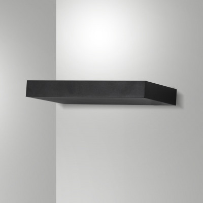 Fabas Luce - Guia - Applique da parete a led con struttura in metallo e policarbonato media - 1 Lampadina Led Integrato 24W - Lumen 2874 - Gradi Kelvin 3000k Luce Calda - IP20 - SKU: 3799-22