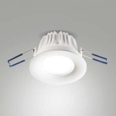 Fabas Luce - Febe - Faretto a led da incasso con struttura in alluminio - Colore: Bianco - 1 Lampadina Led Integrato 10W - Lumen 950 - Gradi Kelvin 3000k Luce Calda - IP65 - SKU: 6913-12-954