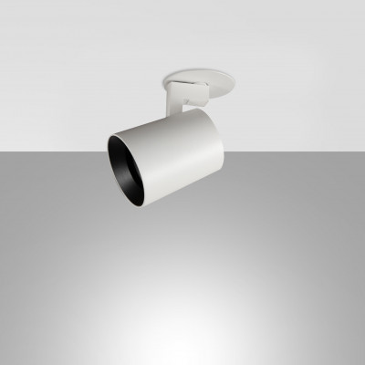 Fabas Luce - Modo - Faretto da incasso con portalampada orientabile - 1 Lampadina GU10 35W - IP20 - SKU: 3451-91
