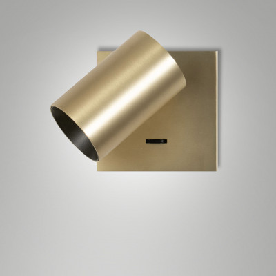 Fabas Luce - Flores - Applique da parete con portalampada dal design moderno - 1 Lampadina GU10 10W - IP20 - SKU: 3801-81
