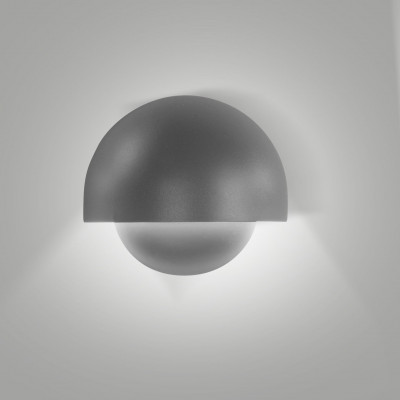 Fabas Luce - Ector - Lampada LED da parete per esterni con struttura in alluminio - 1 Lampadina Led Integrato 10W - Lumen 990 - Gradi Kelvin 3000k Luce Calda - IP54 - SKU: 6543-21