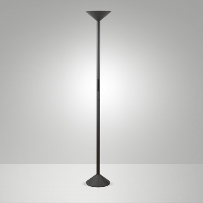 Fabas Luce Tratto Piantana a led dal design moderno in metallo e diffusore in metacrilato Colore: Antracite