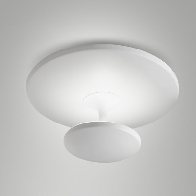 Fabas Luce - Conrad - Plafoniera a LED con struttura in metallo e metacrilato dal design moderno - Colore: Bianco - 1 Lampadina - Led Integrato - 36W - Lumen 4200 - Gradi Kelvin 3000k Luce Calda - IP20 - SKU: 3798-65-102