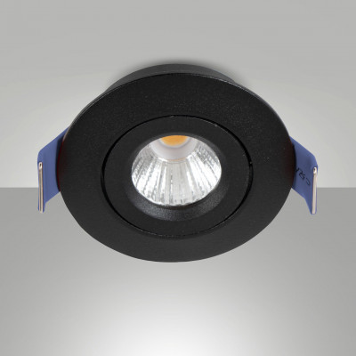 Fabas Luce - Macas - Spot a LED compatto da incasso orientabile in alluminio dal design moderno - 1 Lampadina Led Integrato 4W - Lumen 360 - Gradi Kelvin 3000k Luce Calda - IP20 - SKU: 6587-02