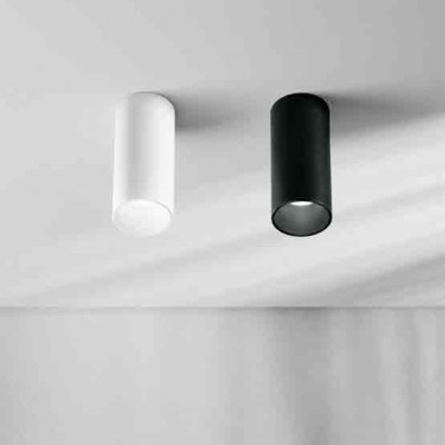 Fabas Luce - Ray - Spot luce a LED cilindrico in alluminio dal design moderno - 1 Lampadina Led Integrato 15W - Lumen 1120 - Gradi Kelvin 3000k Luce Calda - IP40 - SKU: 6585-02