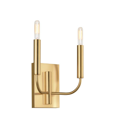 Feiss - Brianna - Applique moderna con struttura in acciaio e con doppio diffusore - 2 Lampadine E14 60W - IP20 - SKU: FE-BRIANNA2