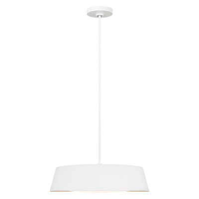 Feiss Asher Lampada a sospensione moderna i acciaio con diffusore in vetro con 5 lampadine Colore: Bianco
