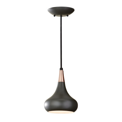 Feiss - Beso - Lampada a sospensione piccola in acciaio diffusore a 1 luce dal design moderno - 1 Lampadina E27 60W - IP20 - SKU: FE-BESO-P-S