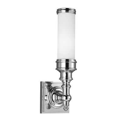 Feiss - Payne - Lampada da parete da bagno struttura in acciaio con 1 diffusore a LED G9 - Colore: Cromato - 1 Lampadina G9 3W - IP44 - SKU: FE-PAYN-OR1-BATH