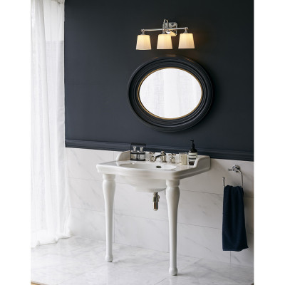 Feiss - Concord - Lampada da parete per bagno con 3 diffusori in vetro con lampadina LED G9 - Colore: Cromato - 3 Lampadine G9 3W - IP44 - SKU: FE-CONCORD3-BATH