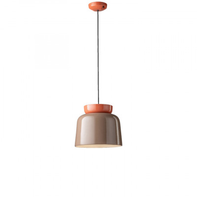 FerroLuce - Corcovado - Lampada a sospensione dal design moderno con diffusore in ceramica - 1 Lampadina E27 60W - IP20 - SKU: C2744