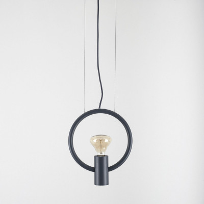 Formae Lampada a sospensione piccola verticale in stile moderno "Gemina" Colore: Grigio