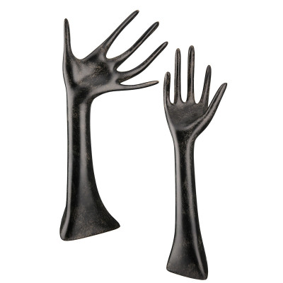 Gilde - Portagioie con mani - Colore: Nero - SKU: 37634