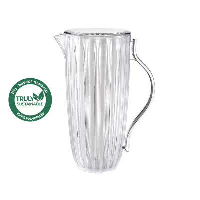 Guzzini Dolcevita Caraffa per acqua in bio-plastica dal design moderno Colore: Madre Perla